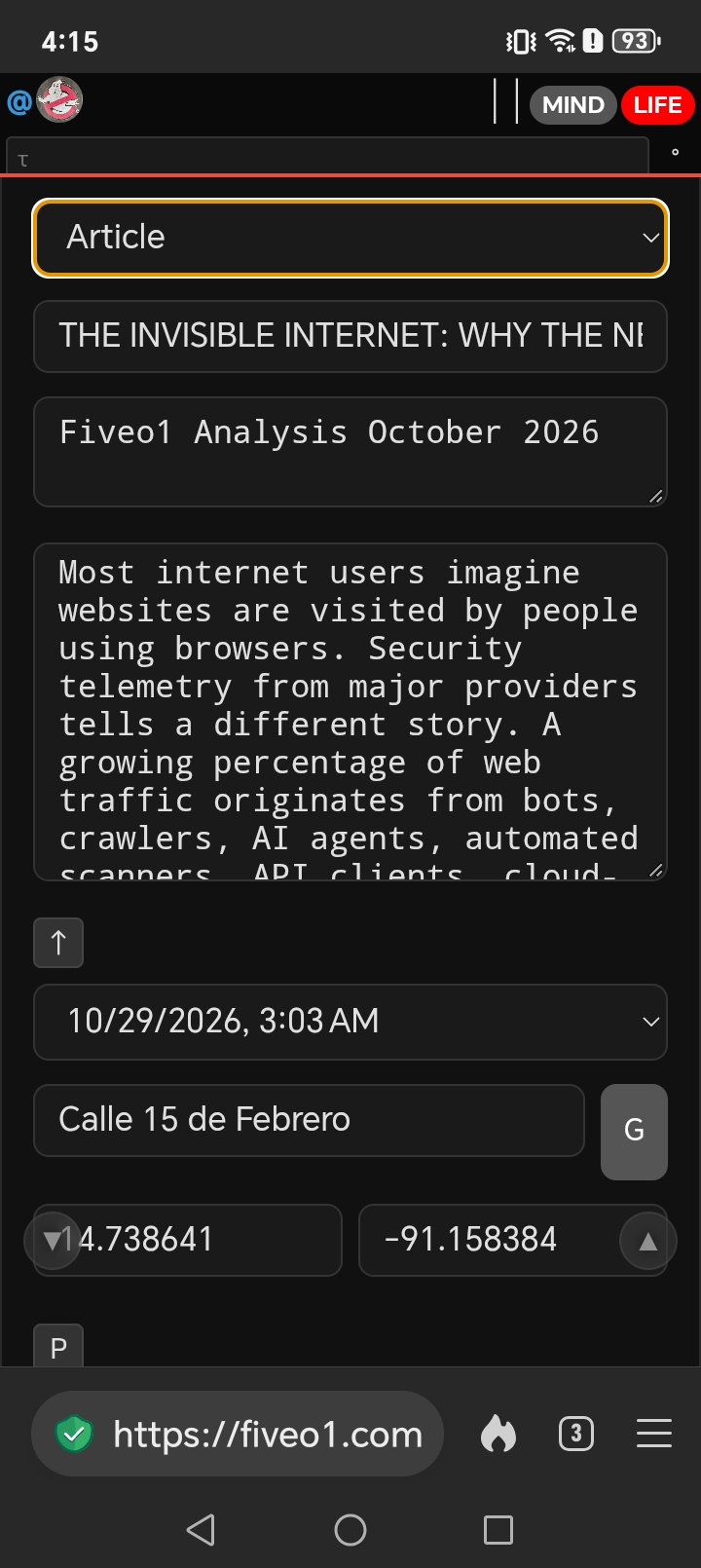 THE INVISIBLE INTERNET: WHY THE NEXT CYBER CRISIS WILL NOT START WITH A Vulnerability @2026-10-29 04:13:36 - Calle 15 de Febrero